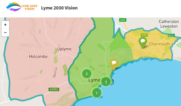 Lyme 2030 website image