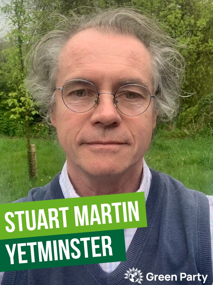 Green Candidate Stuart Martin