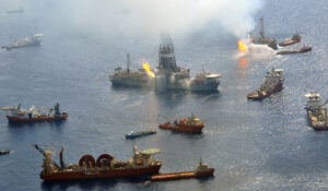 "Oil Spill" by DVIDSHUB is licensed under CC BY 2.0.